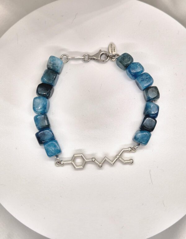 BRACCIALE IN APATITE CON MOLECOLA DI PROCAINA TERAPEUTICA - immagine 4
